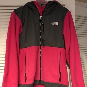 XL slim fit north face with hood